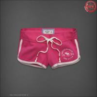 dames abercrombie athletic shorts 1892 lichtrood Lage Prijzen mg2d0432